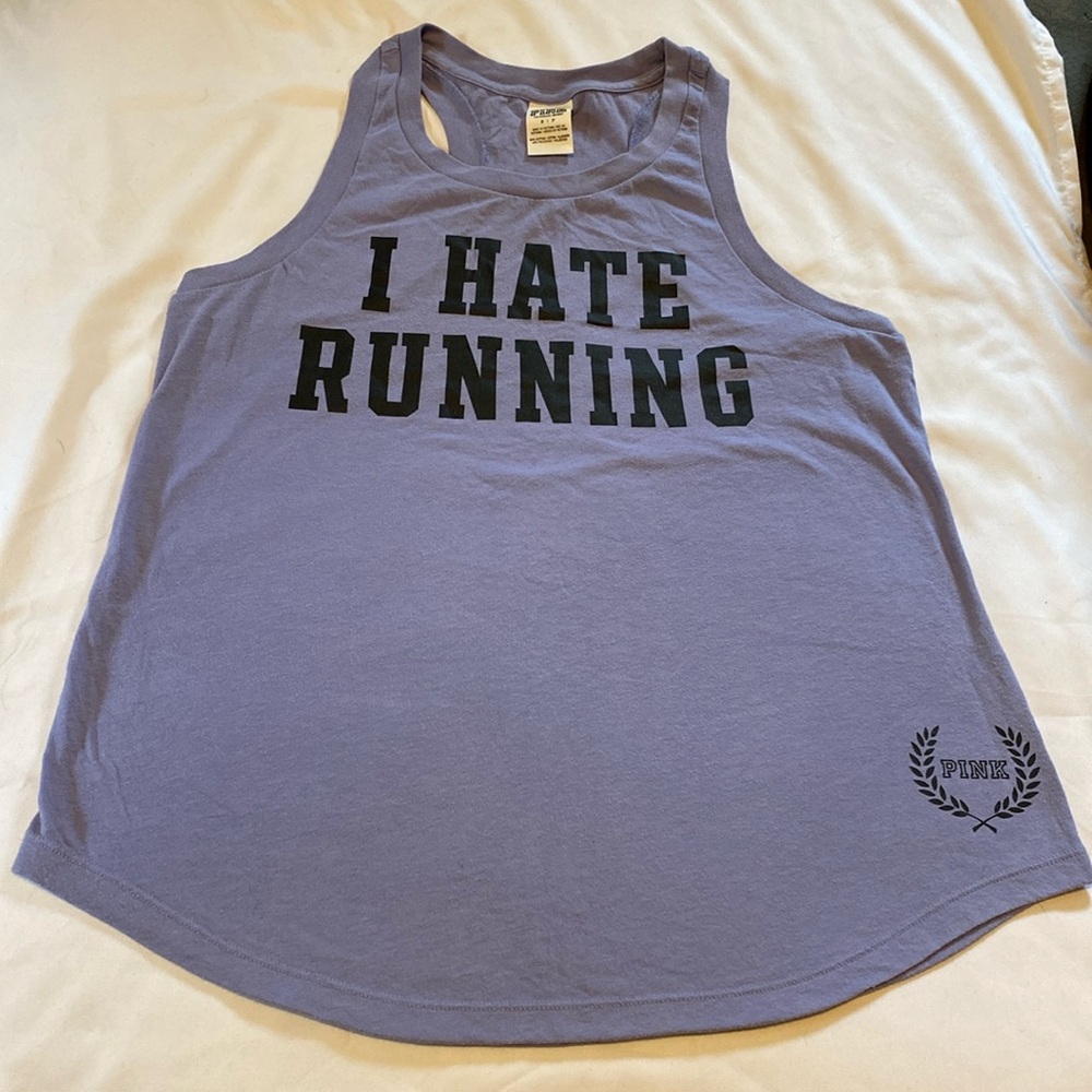 🎀 5/$20 🎀 Victoria's Secret I hate running tank size small